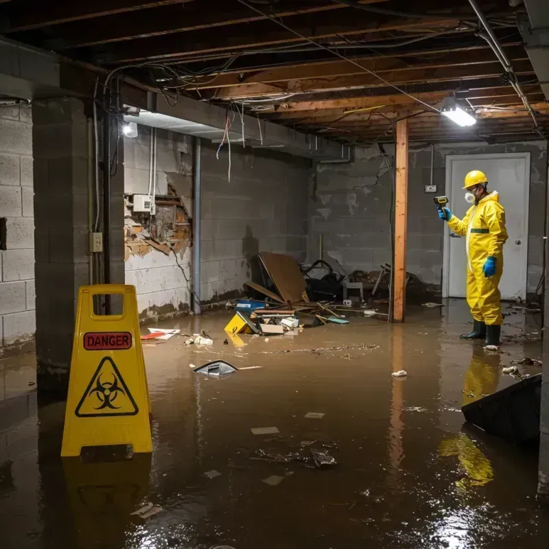 Flooded Basement Electrical Hazard in Milliken, CO Property